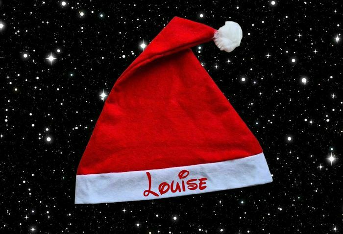 Bonnet de Noël enfant personnalisé