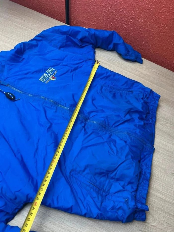 Veste Vintage Windbreaker Seton Hall University Bleu GEAR Taille M - photo numéro 9