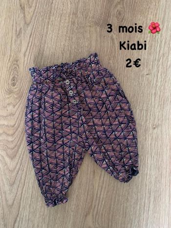 Sarouel 🌺 3 mois 🌺 Kiabi