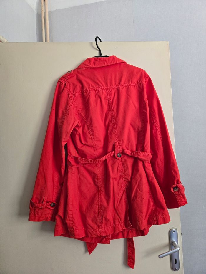 Trench orange 38/40 - photo numéro 2