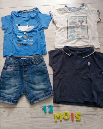 Ensembles été Okaidi 12 mois