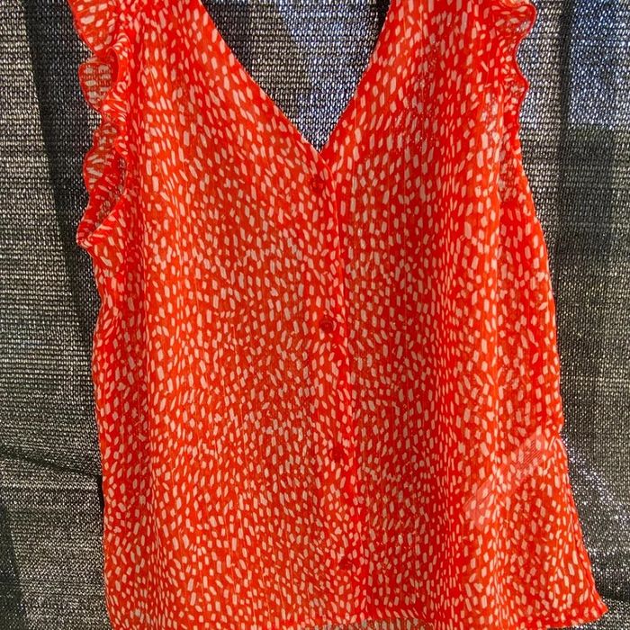Magnifique blouse large légère Cache Cache taille 36 - photo numéro 2