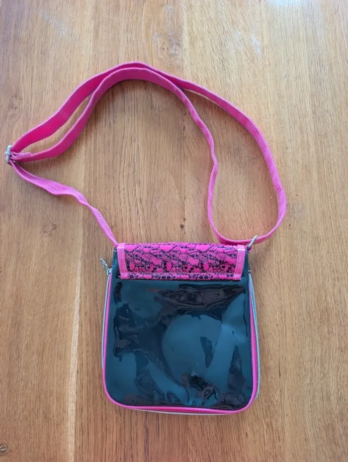 Sacoche Bandoulière Monster High Fille - 25 CM rose et noir - photo numéro 2