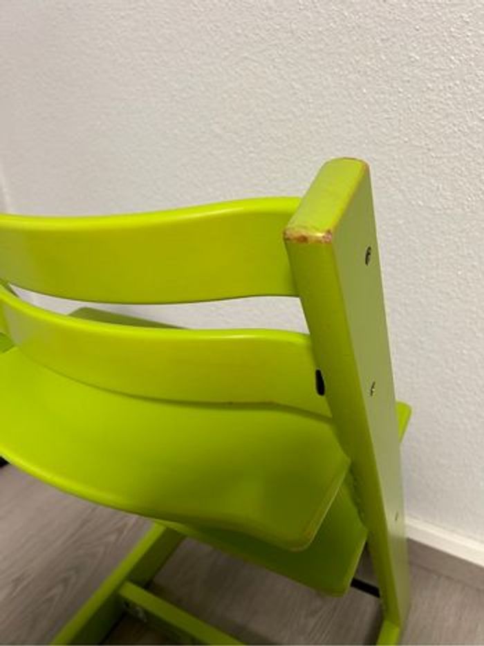 Chaise Tripp Trapp Stokke verte + Babyset - photo numéro 8