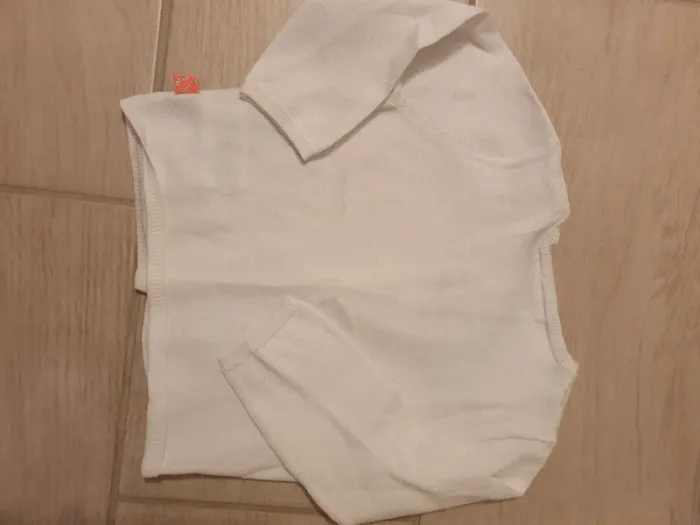 Gilet Billiblush 18 mois blanc irisé parfait état - photo numéro 4