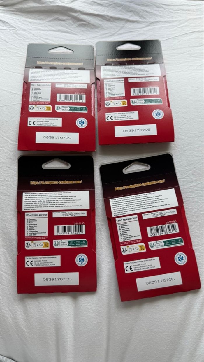 Lot de 10 blister op 13 one piece - photo numéro 2