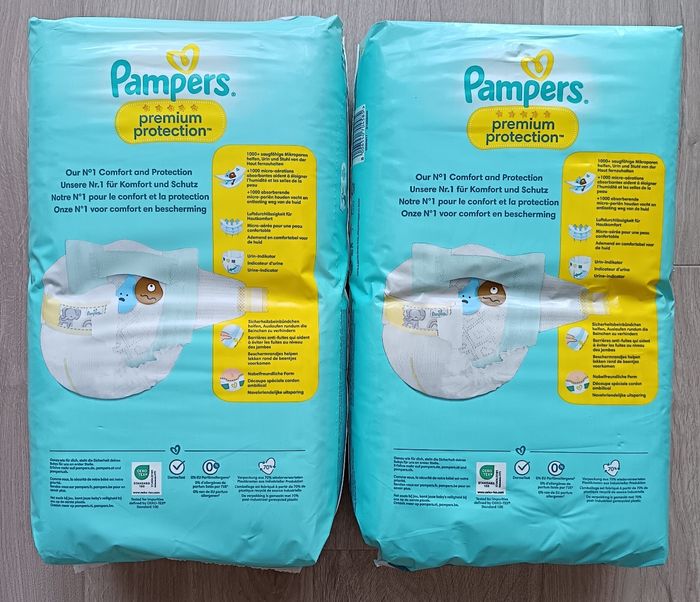 108 Couches Pampers taille 2, de 4 à 8 kg - photo numéro 2