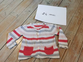 Gilet rayé