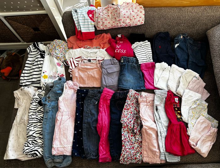 Lot vêtements bébé fille 12 mois été