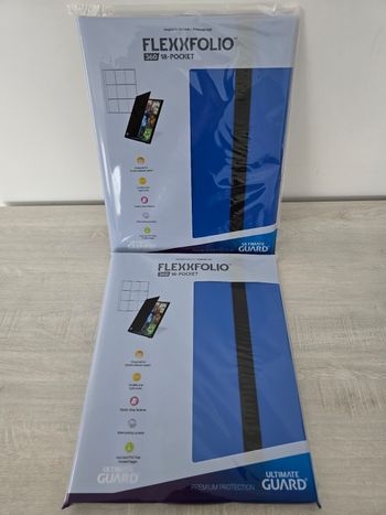 Lot de 2 portfolios Ultimate Guard Flexxfolio 360 Bleu