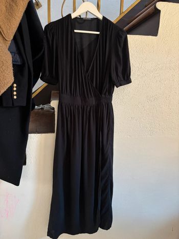 Longue robe noir Monoprix