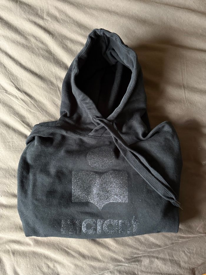 Sweat Isabel Marant Étoile noir et brillant - photo numéro 4