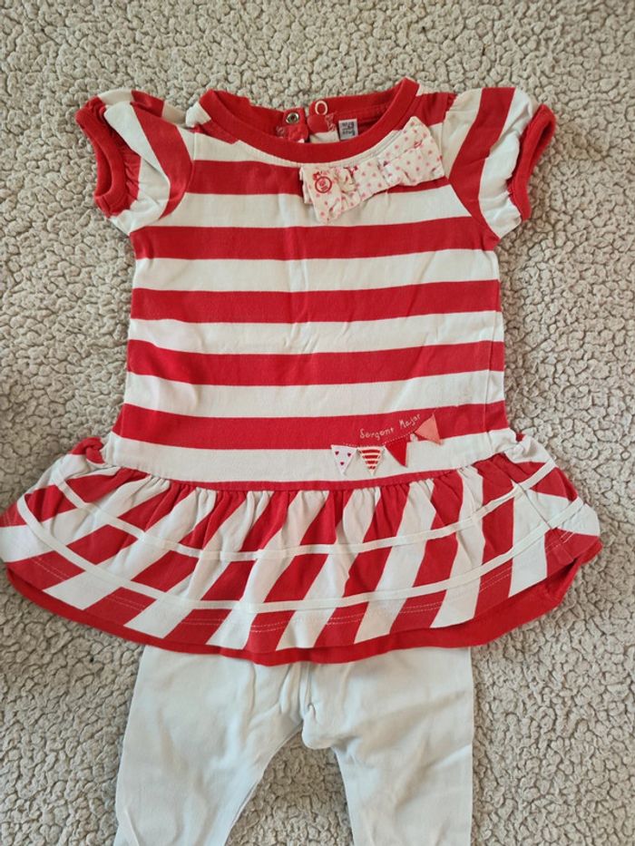 Robe sergent major 6 mois+ legging