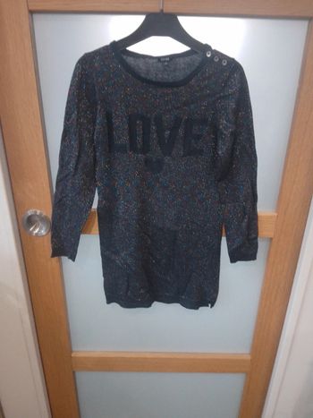 Robe pull manches longues légère - Fille - 8 ans