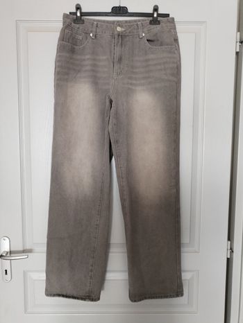 Jeans pantalon femme taille 40 gris