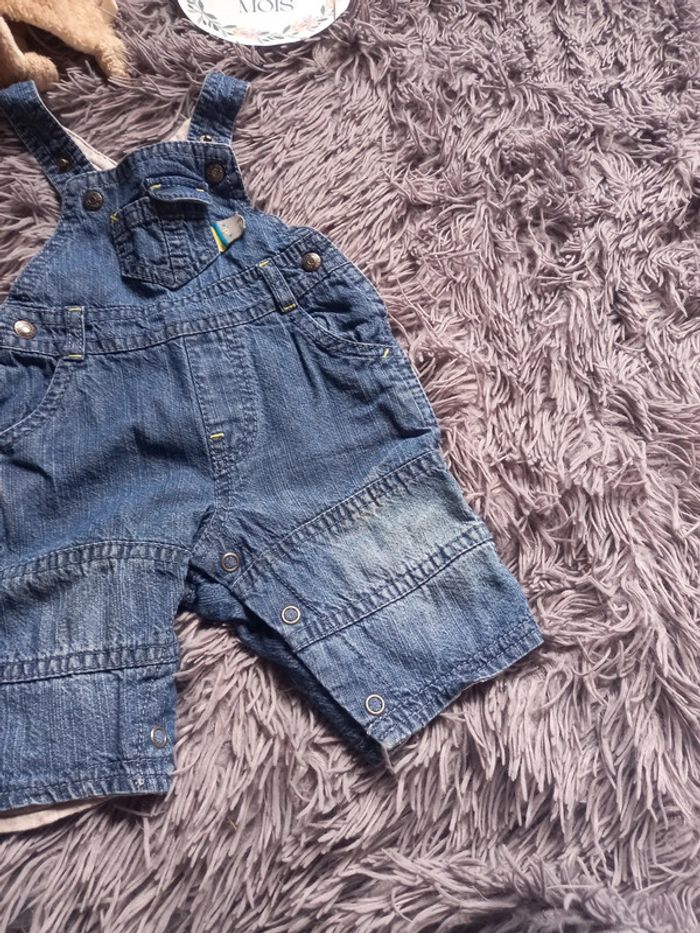 Salopette en jeans bébé garçon - photo numéro 2