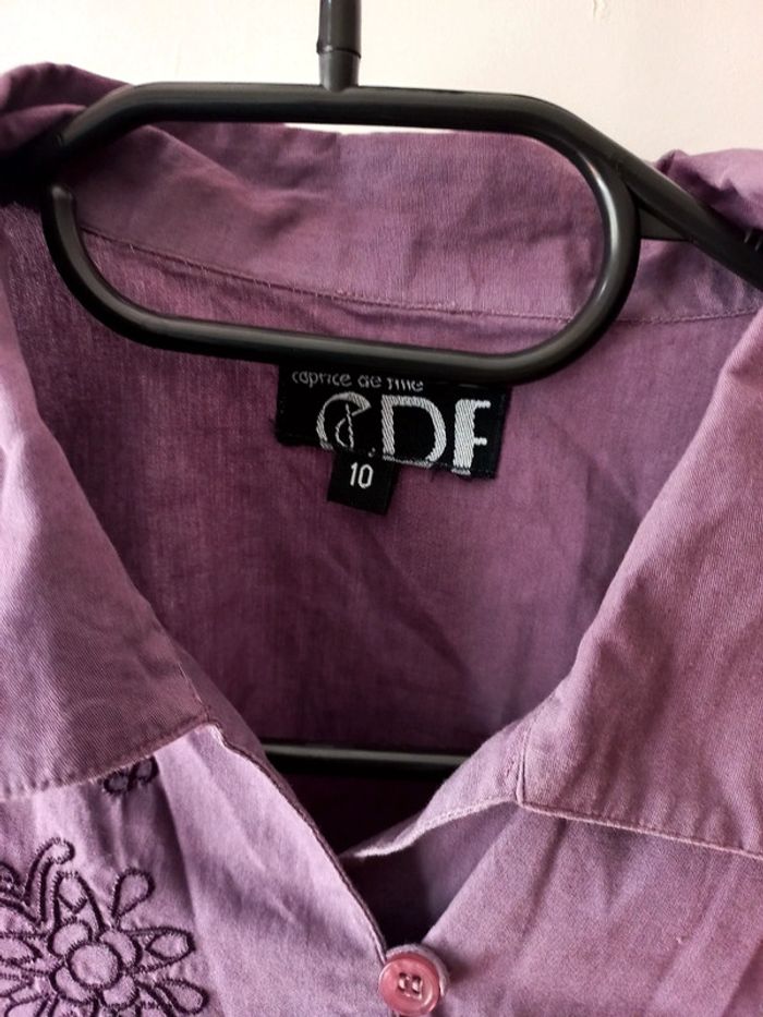 Chemise violette - photo numéro 3