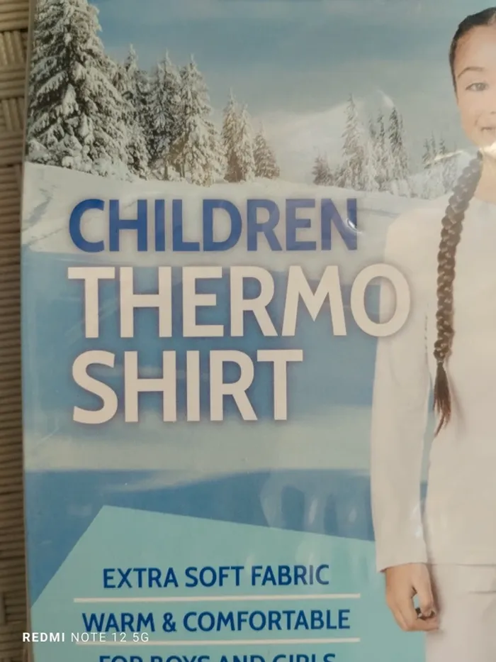 Maillot thermique unisexe taille 146/152 cm - photo numéro 3