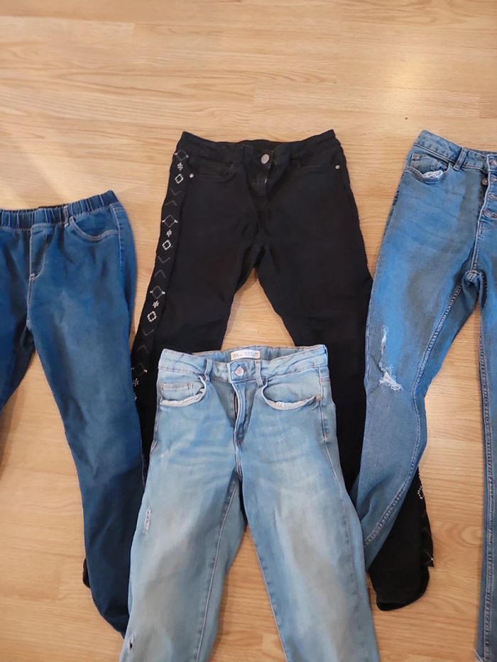 Lot de 4 jeans 12 ans - photo numéro 4