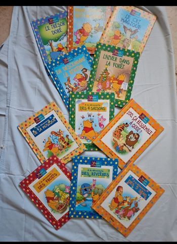 Lot de 11 livre Winnie L'ourson  Disney