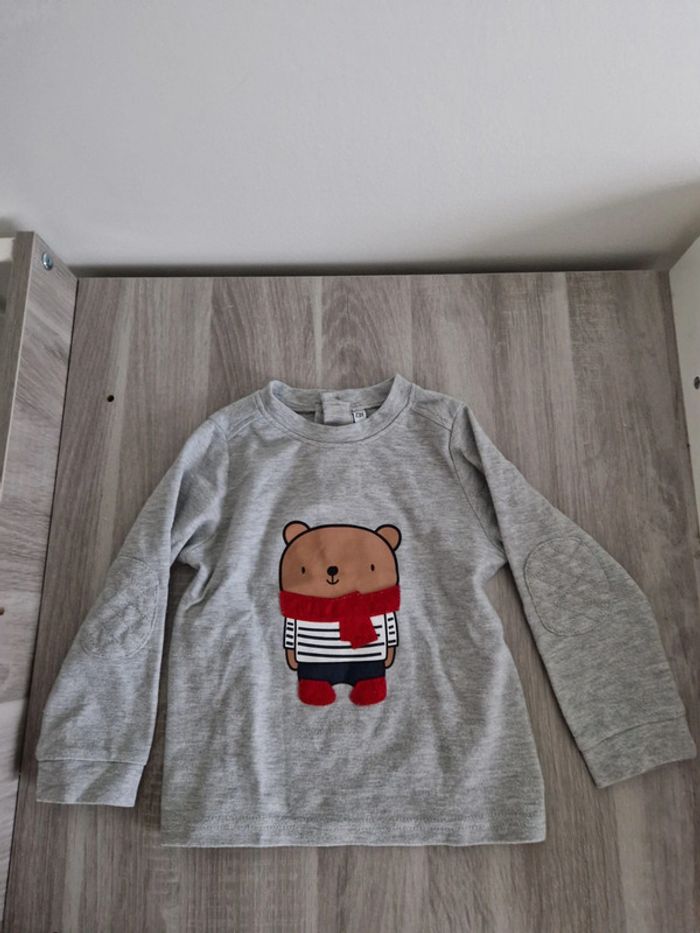 Lot t-shirt ML 18-24 mois - photo numéro 3