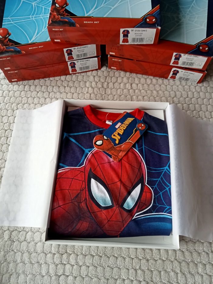 Pyjama short ou ensemble spiderman Marvel - photo numéro 2
