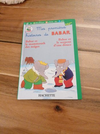 Livre mes premières histoires de babar