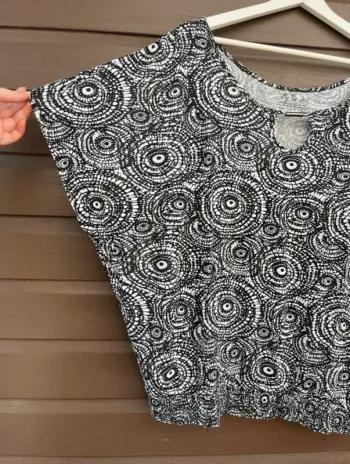 Haut Kiabi à motifs
