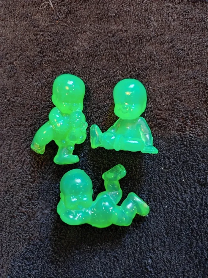 Lot de 14 babies transparent et paillettes - photo numéro 5