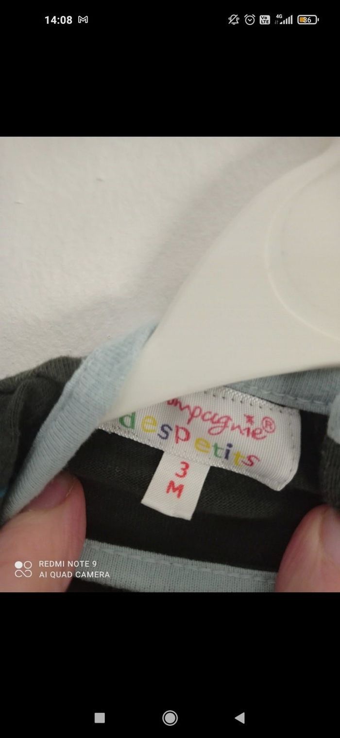 T-shirt la compagnie des petits 3 mois - photo numéro 3