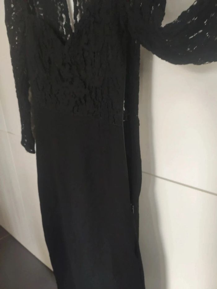 Zara robe longue de soirée dentelle  S - photo numéro 9