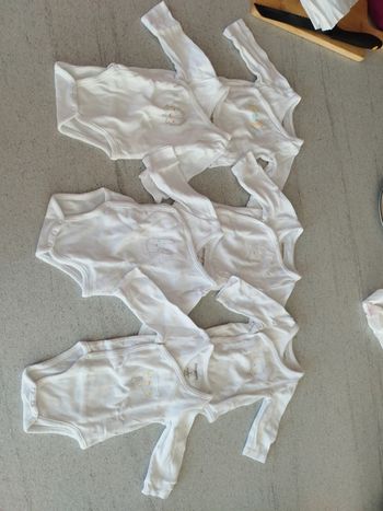 Lot de 6 body manches longues