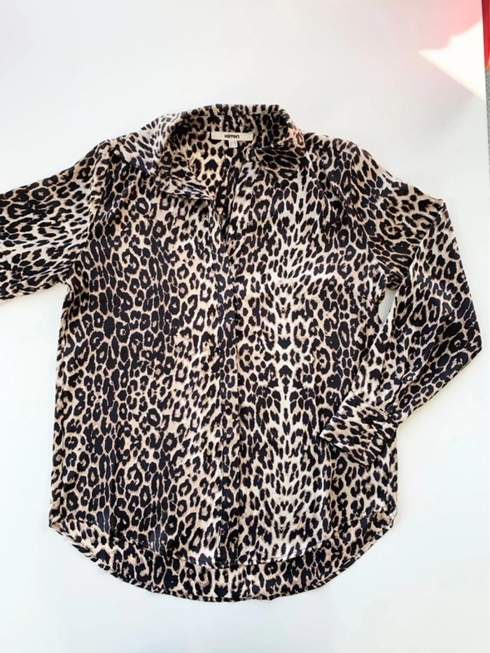 Chemisier léopard 🐆  taille 32 - photo numéro 2