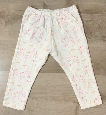 Pantalon mango 12/18 mois motifs fleurs liberty