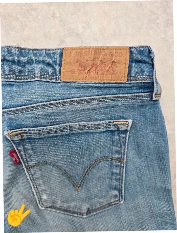 Short Levi's W28 FR38 Bleu Femme Women #SHO37b - photo numéro 2