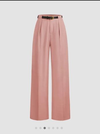 Pantalon rose fluide