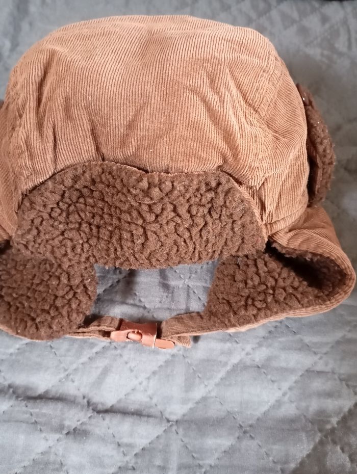 Chapka velours marron taille 52 - photo numéro 2