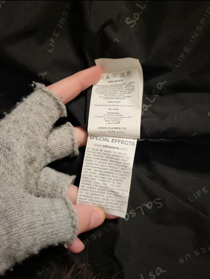 Veste en cuir de mouton noir ! - photo numéro 18