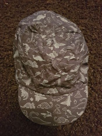 Casquette motifs Dino bleu marine