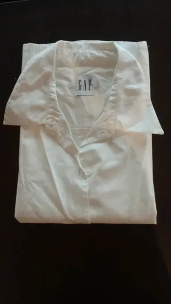 Chemise manches courtes blanche GAP