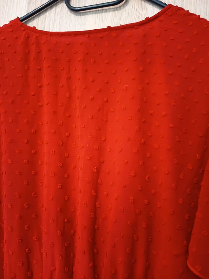 Robe rouge plumetis neuve shein - Taille L 40-42 - photo numéro 5