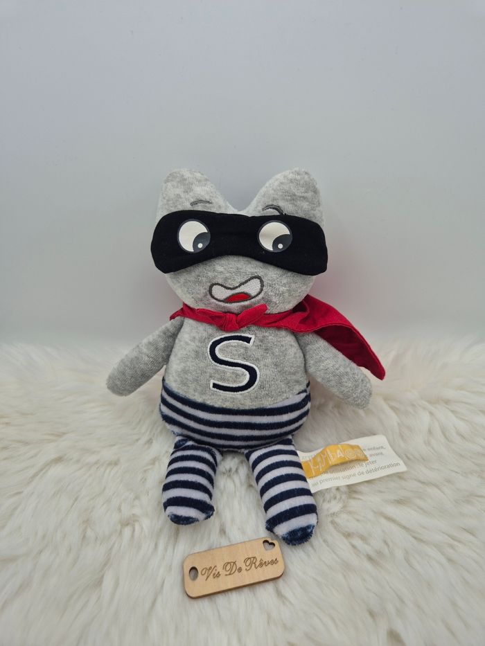 Doudou peluche pantin Super Héro Kimbaloo