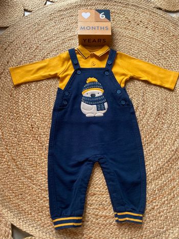 Ensemble salopette 6 mois