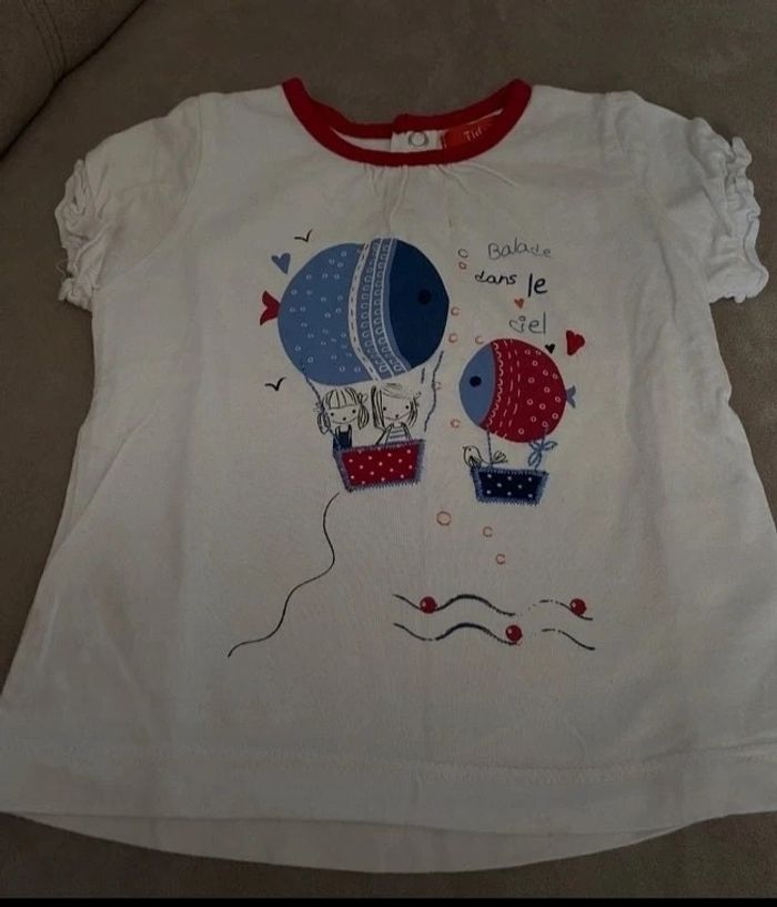 🌸 tee shirt Tissaia 12 mois