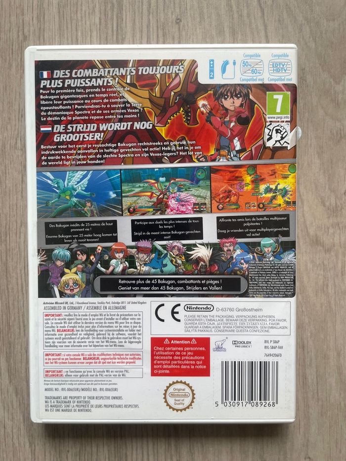 Jeu pour Nintendo Wii, Bakugan defenders of the core, en français. - photo numéro 3