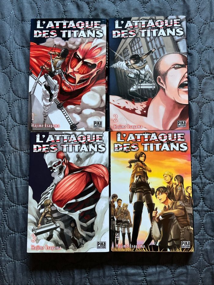 L’attaque des titans tome 1 à 4