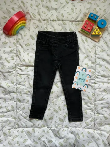 jegging skinny noir 3/4 ans C&A