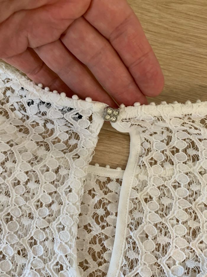 Blouse dentelle The Kooples XS - photo numéro 7
