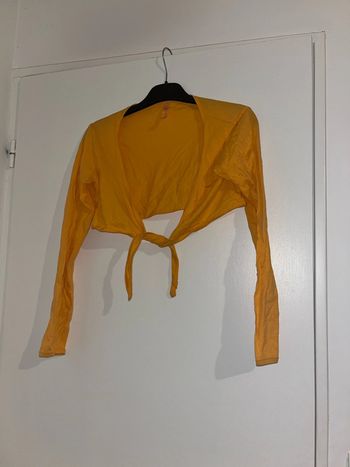 Boléro caprice de fille orange