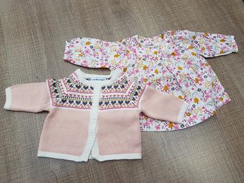 Adorable ensemble Vertbaudet 1 mois